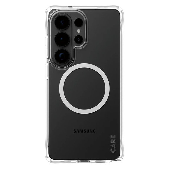 Custodia Samba con QI bianco per Samsung Galaxy S26 Ultra, Trasparente, PanzerGlass