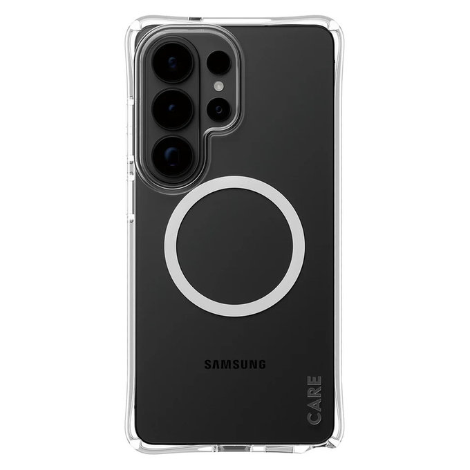 Custodia Samba con QI bianco per Samsung Galaxy S26 Ultra, Trasparente, PanzerGlass