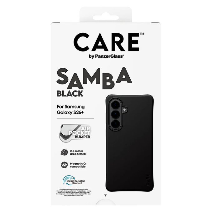 Custodia Samba con QI per Samsung Galaxy S26+, Nero, PanzerGlass