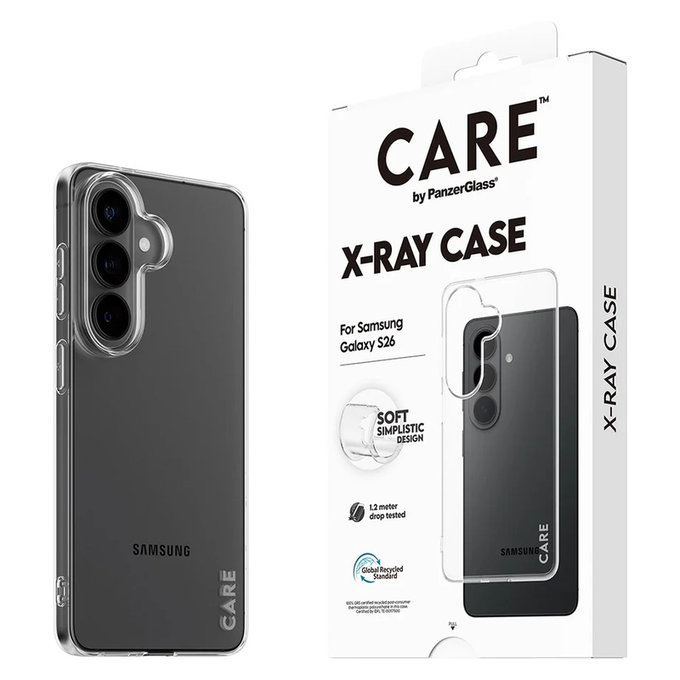 Custodia X-Ray per Samsung Galaxy S26, Trasparente, PanzerGlass