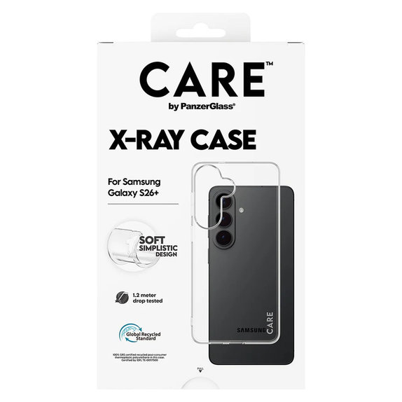 Custodia X-Ray per Samsung Galaxy S26+, Trasparente, PanzerGlass