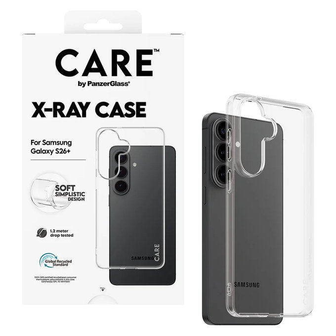 Custodia X-Ray per Samsung Galaxy S26+, Trasparente, PanzerGlass