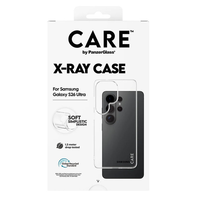 Custodia X-Ray per Samsung Galaxy S26 Ultra, Trasparente, PanzerGlass