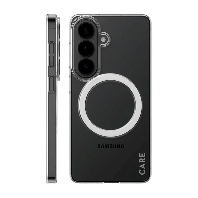 Custodia SL1M per Samsung S26, Trasparente, CARE