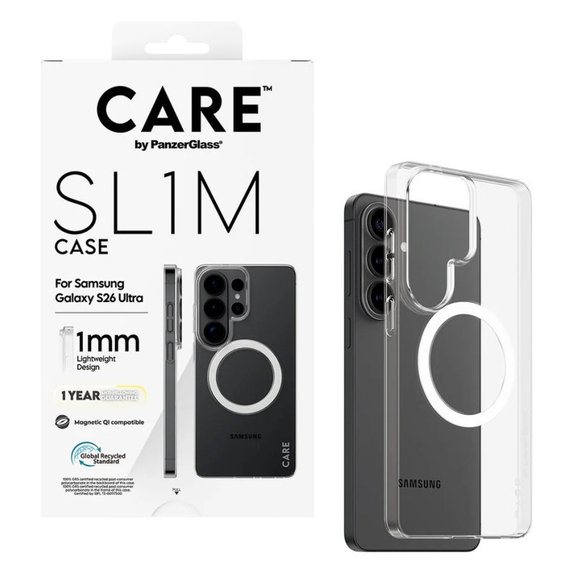 Custodia SL1M per Samsung Galaxy S26 Ultra, Trasparente, PanzerGlass