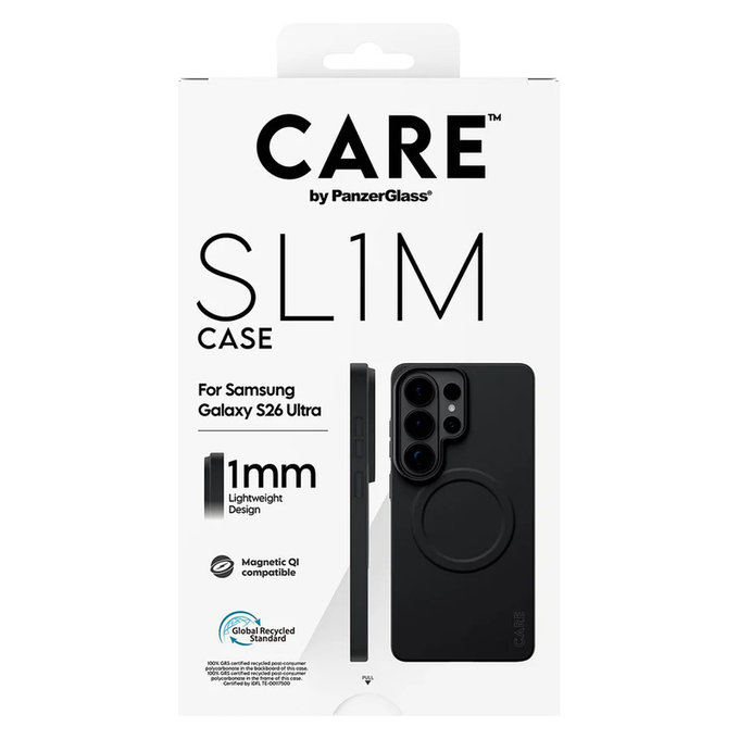 Custodia SL1M per Samsung Galaxy S26 Ultra, Nero, PanzerGlass