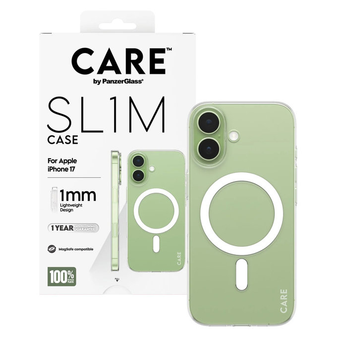 Custodia SL1M per iPhone 17, Trasparente, PanzerGlass