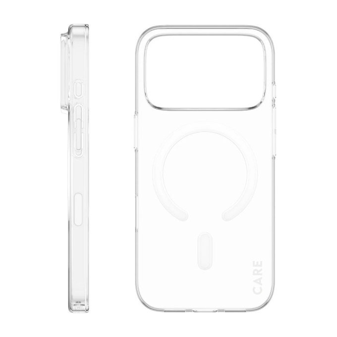 Custodia SL1M per iPhone 17 Pro, Trasparente, CARE
