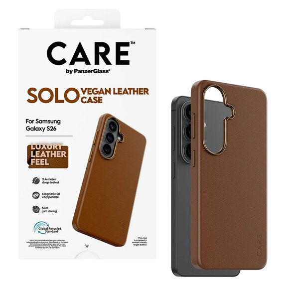 Custodia Solo per Samsung Galaxy S26, Hnedé, PanzerGlass