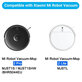 Set di ricambio per Xiaomi Mi Robot Vacuum Mop 2 Pro, 2 Lite (2x spazzola principale, 4x filtro, 4x spazzola laterale)