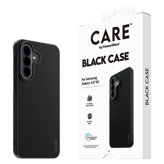 Custodia TPU per Samsung A37, Nero, CARE