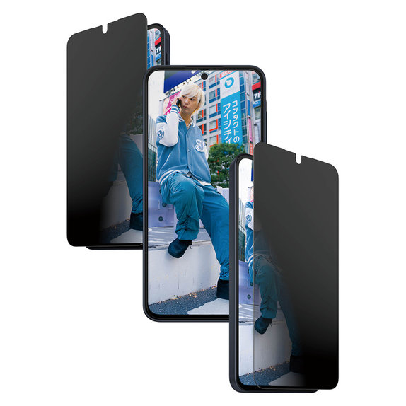 Vetro temperato UWF Privacy con applicatore per Samsung Galaxy A37, Trasparente, PanzerGlass