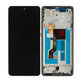 Schermo per Motorola Moto G86 5G, Vetro touch con cornice, Cosmic Sky, 5D68C30475, Genuine Service Pack