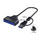 Adattatore USB 3.0 / USB-C a SATA per HDD/SSD da 2,5" e 3,5", con alimentatore