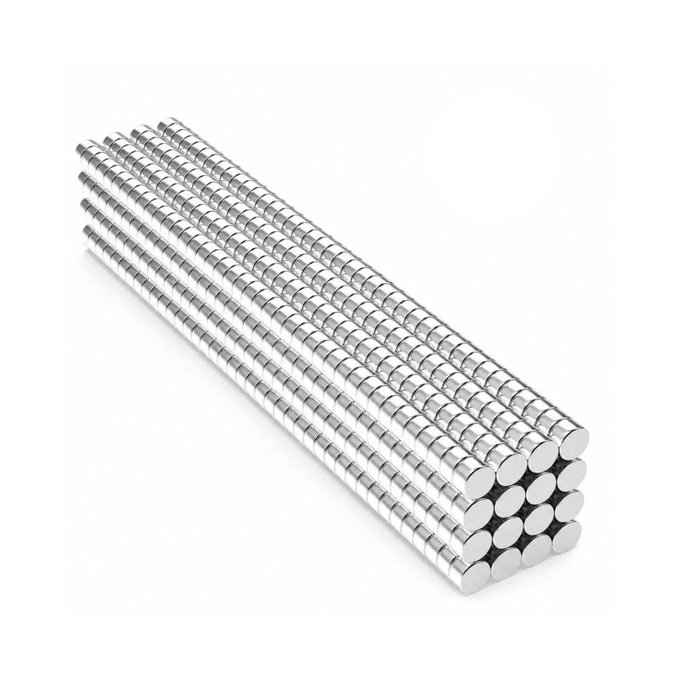 Magnete cilindrico al neodimio N35, 5 x 3mm, 200 pezzi