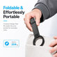 Supporto magnetico pieghevole per telefono, compatibile con MagSafe, nero