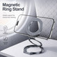 Anello magnetico pieghevole per telefono, argento