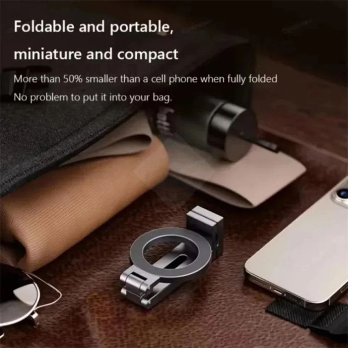 Supporto magnetico universale girevole per telefono, grigio