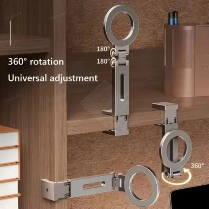 Supporto magnetico universale girevole per telefono, grigio