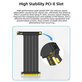 Cavo riser PCIe 4.0 x16 per scheda grafica, 20cm, nero