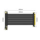 Cavo riser PCIe 4.0 x16 per scheda grafica, 20cm, nero
