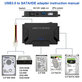 Adattatore USB 3.0 a SATA / IDE per HDD/SSD da 2,5" e 3,5" e unità ottiche