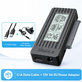 Adattatore USB-C / USB 3.0 a SATA per HDD/SSD con display, 12V/3A EU