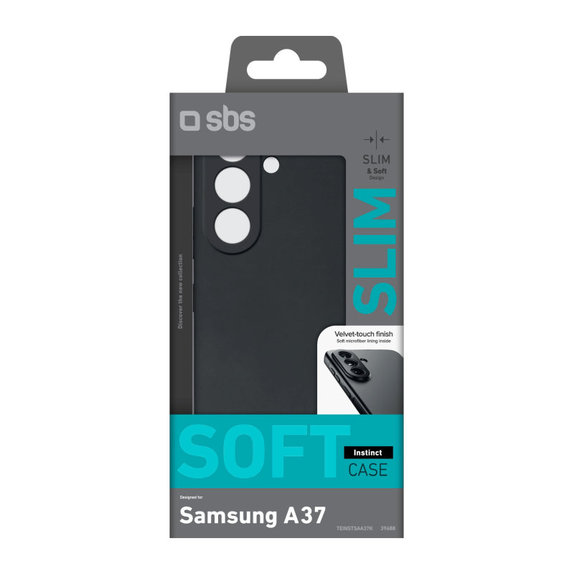 Custodia Instinct per Samsung Galaxy A37, Black, SBS