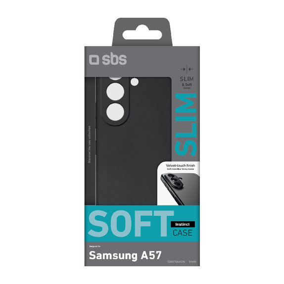 Custodia Instinct per Samsung Galaxy A57, Black, SBS