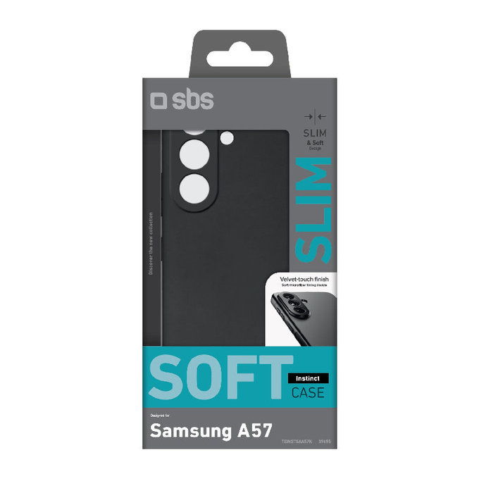 Custodia Instinct per Samsung Galaxy A57, Black, SBS