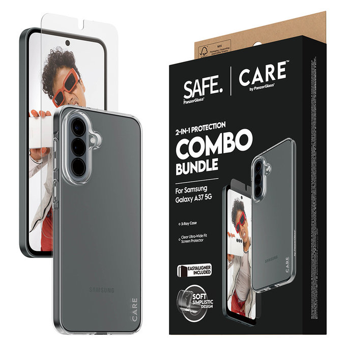 Bundle 2-in-1 per Samsung Galaxy A37, PanzerGlass