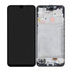 Schermo per Samsung A16 4G, Black, Vetro touch con cornice, GH82-36253A, Genuine Service Pack