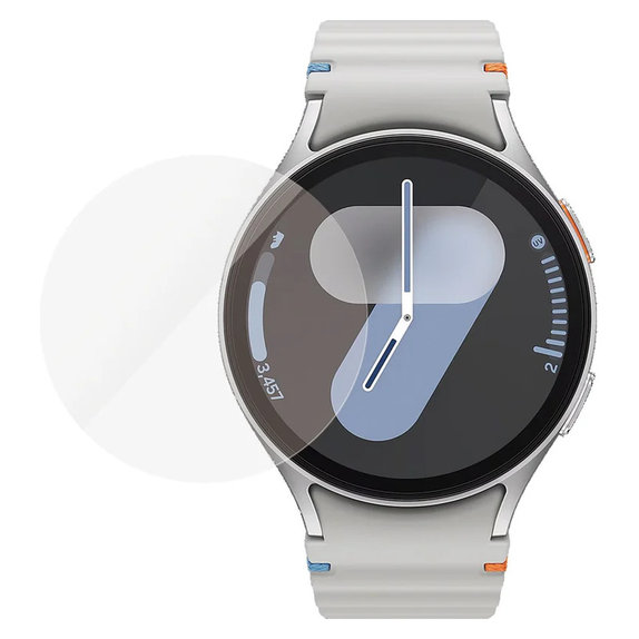 Vetro temperato UWF per Samsung Galaxy Watch7 44 mm, Trasparente, PanzerGlass