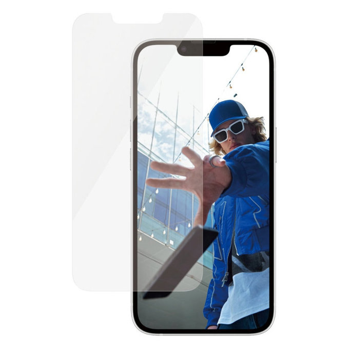 Vetro temperato con applicatore per iPhone 17e/16e/14/13/13 Pro, Trasparente, PanzerGlass