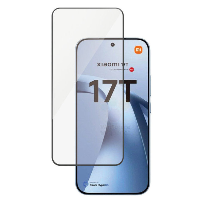 Vetro temperato UWF per Xiaomi 17T, Nero, PanzerGlass