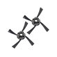 Spazzola laterale, 2 pz, Nero per Vorwerk Kobold VR100, Neato Botvac D3,D4, D5, D6, D7, D8, D9, D10