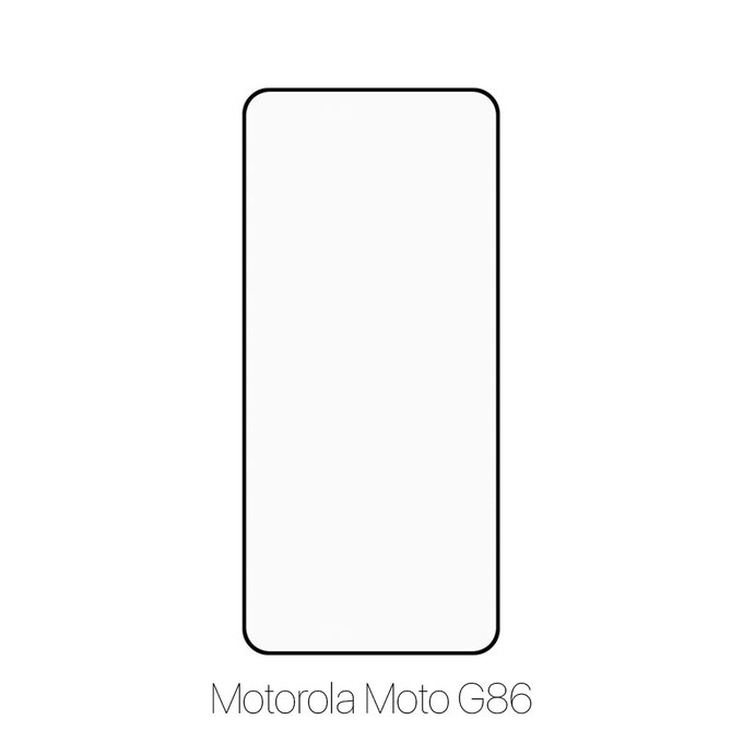 Vetro temperato FullCover per Motorola Moto G86, FixPremium