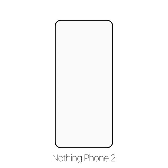 Vetro temperato FullCover per Nothing Phone 2, FixPremium