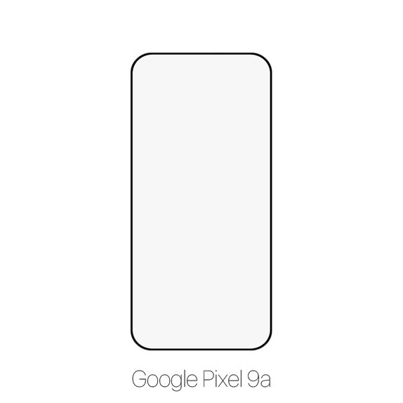 Vetro temperato FullCover per Google Pixel 9a, FixPremium