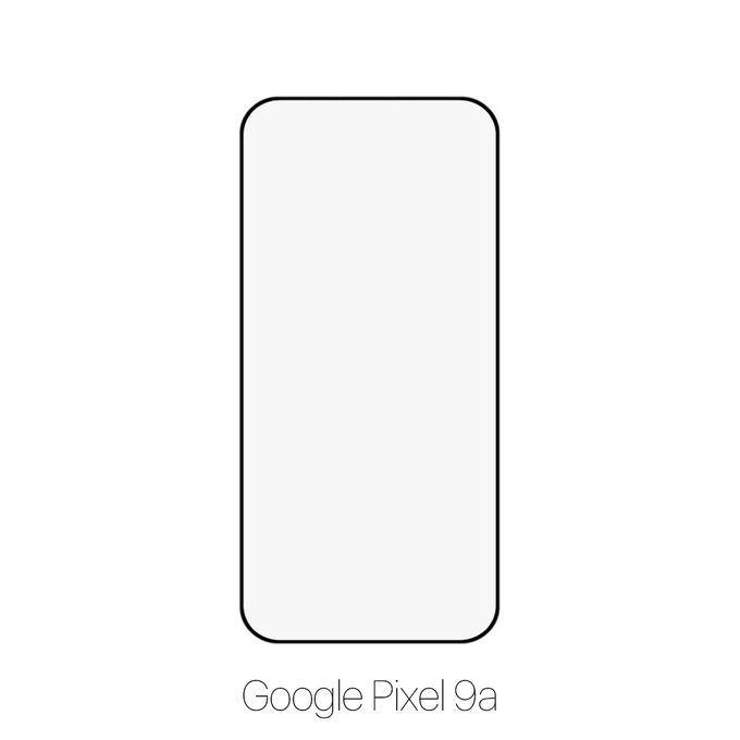 Vetro temperato FullCover per Google Pixel 9a, FixPremium