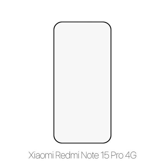 Vetro temperato FullCover per Xiaomi Redmi Note 15 Pro 4G, FixPremium