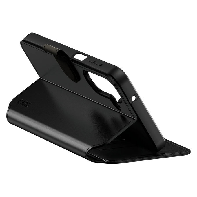 Custodia Wallet Kickstand per Samsung Galaxy A27, Nero, PanzerGlass