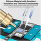 Pad termico isolante in silicone Relife RL-098