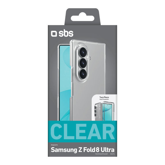 Custodia Crystal per Samsung Galaxy Z Fold8 Ultra, Trasparente, SBS