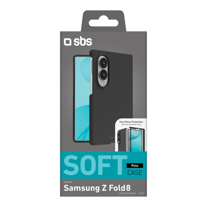 Custodia Instinct per Samsung Galaxy Z Fold8, Nero, SBS