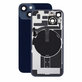 Vetro scocca posteriore per iPhone 14, Midnight, Pulled A