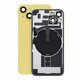 Vetro scocca posteriore per iPhone 14, Yellow, Pulled A