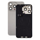 Vetro scocca posteriore per iPhone 15 Pro Max, Natural Titanium, Pulled A