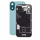 Vetro scocca posteriore per iPhone 16, Teal, Pulled A