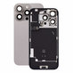 Vetro scocca posteriore per iPhone 16 Pro, Natural Titanium, Pulled A